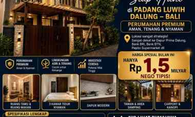 dijual rumah jalan padang luwih