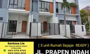 Dijual Rumah Baru jl. Prapen Indah - Tenggilis Mejoyo - Surabaya Timur
