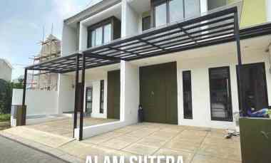 dijual rumah jalan raya alam sutera serpong