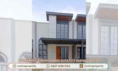 dijual rumah jalan raya bogor parung