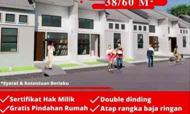 gambar dijual rumah jalan raya megu cisoka