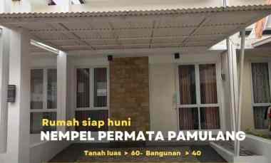 dijual rumah jalan raya pamulang
