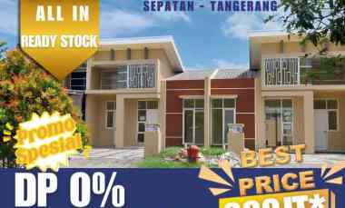 dijual rumah jalan raya sepatan mauk