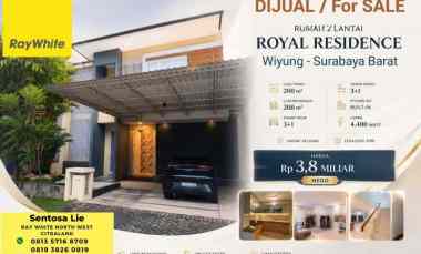 3 Man Dijual 200 m2 Rumah Royal Residence Wiyung Surabaya Semi Furnish