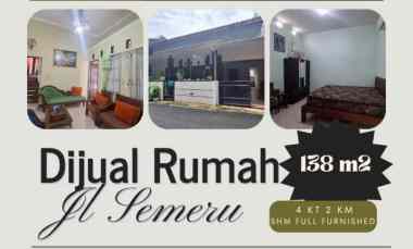 dijual rumah jalan semeru
