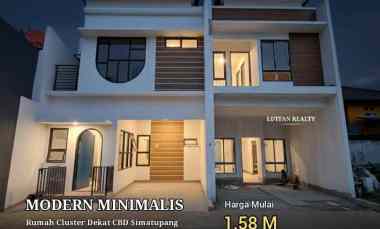 Rumah Jati Padang Pasar Minggu dalam Cluster dekat Area Simatupang