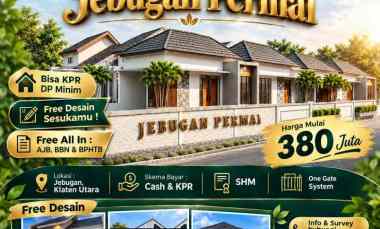 dijual rumah jebugan klaten utara