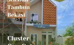 Dijual Rumah Cluster 2 Lantai dekat Stasiun Tambun Bekasi