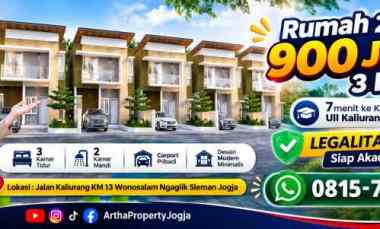 dijual rumah jl besi jangkang wonosalam