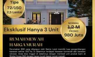 Rumah Mewah Murah 2, 5 Lantai di Bogor Nirwana Residence 900 jutaan