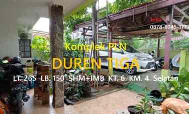 dijual rumah jl duren tiga