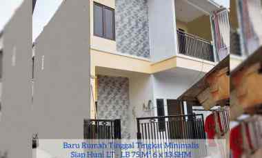 Rumah Tinggal Tingkat Minimalis Harga Murah Lokasi Strategis Siap Huni