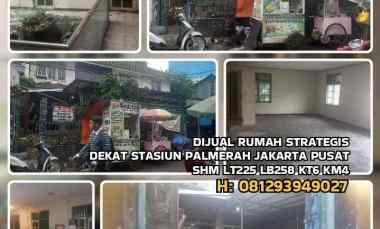 dijual rumah jl gelora tanah abang