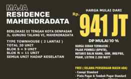 Maja Residence Mahendradata Hunian Terbaik di Kota Denpasar