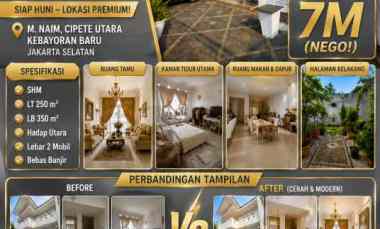 dijual rumah jl h naim