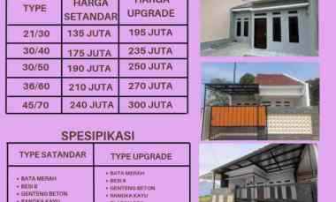 dijual rumah jl jati mekar desa ranca mulya