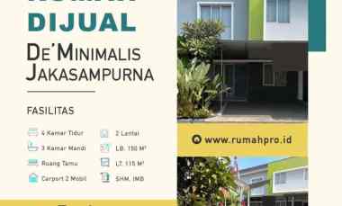 Rumah Dijual Jakasampurna DeMinimalist Kalimalang Bekasi Barat