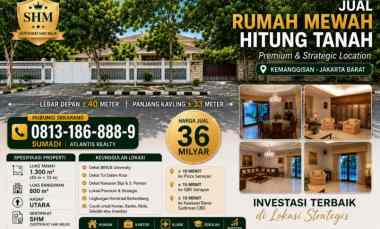 dijual rumah jl kemanggisan