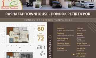 Dijual Rumah di Pondok Petir Kota Depok Rashafah Townhouse Syariah