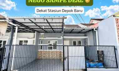 Jual Cepat Rumah dekat Stasiun Depok Baru Nego Langsung Owner Lokasi S