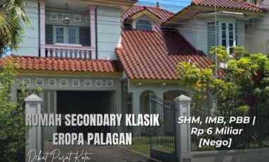 Rumah Secondary Siap Huni Klasik Eropa Palagan, Strategis Akses Mudah