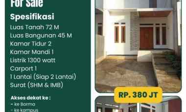 dijual rumah jl letda lukito jatiroke