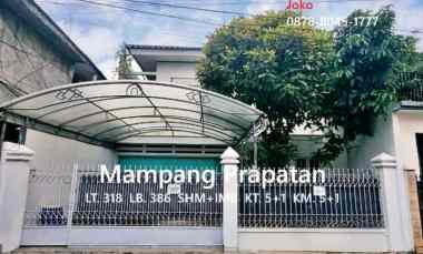 dijual rumah jl mampang prapatan