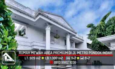 dijual rumah jl metro pondok indah