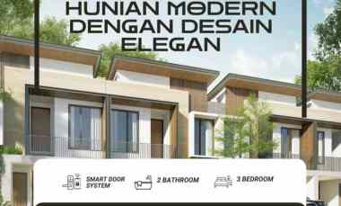 Rumah Modern Minimalis Ponorogo Desain Elegan Smart Door System