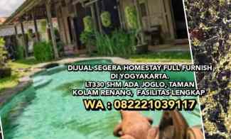 Dijual Segera Homestay Full Furnish di Yogyakarta. Lt330 Shm Ada Joglo