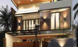 Rumah LT 200 Indent Custom Design Lebar 8.5 meter Kolam Renang Pribadi