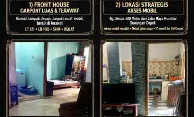Rumah Siap Huni Strategis JL.Raya Muchtar Sawangan Depok