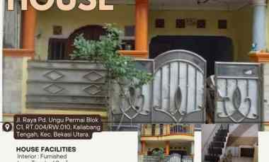 dijual rumah jl raya pd ungu permai