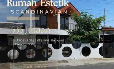 Rumah Murah Prambanan dengan Desain Scandinavian Modern