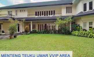 Dijual Rumah Mewah Kawasan VVIP jl. Teuku Umar Menteng, Jakarta Pusat