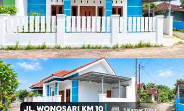 dijual rumah jl wonosari km 10