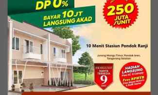 Rumah Brand New Jurang Mangu Pondok Aren Redy Stok 9 Unit