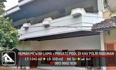 dijual rumah kav polri ragunan pasar