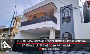 dijual rumah kavling polri ampera