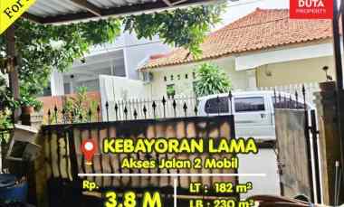 dijual rumah kebayoran lama