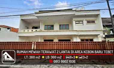 dijual rumah kebon baru tebet jakarta