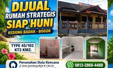 dijual rumah kedung badak tanah sareal