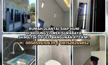 dijual rumah kedung cowek bulak surabaya