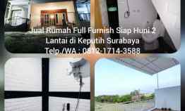 Rumah Dijual Keputih Surabaya Full Furnish 2 Lantai Turun Harga
