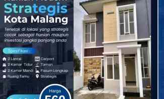 Rumah Modern 2 Lantai Lokasi Strategis di Klayatan Sukun Malang