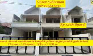 Dijual Rumah Murah 2 lantai Scandanavia Komplek Jatiwaringin Pondok Ged