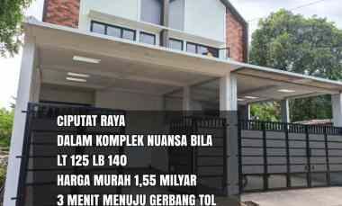 Rumah Dijual di Komplek kesehatan Permai. Jalan raya ciputat pondok cabe. Tangerang selatan 3 menit menuju gerbang tol ciputat