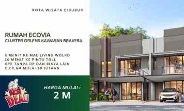 dijual rumah kota wisata cibubur gunung