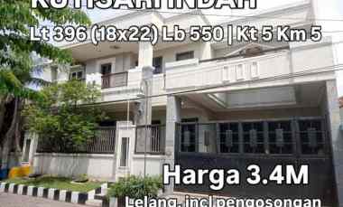 dijual rumah kutisari indah utara