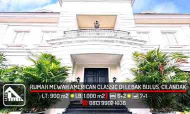 Rumah Mewah Modern American Classic di Lebak Bulus, Cilandak